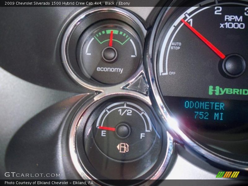 Black / Ebony 2009 Chevrolet Silverado 1500 Hybrid Crew Cab 4x4