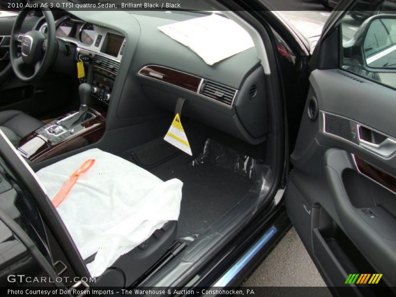 Brilliant Black / Black 2010 Audi A6 3.0 TFSI quattro Sedan