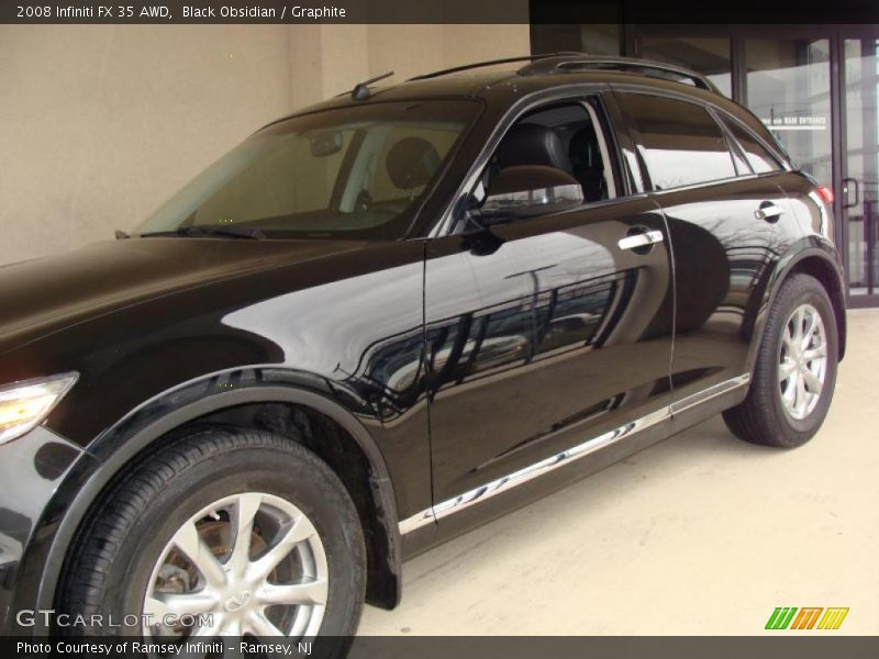 Black Obsidian / Graphite 2008 Infiniti FX 35 AWD