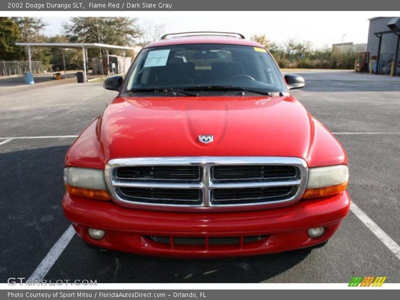 Flame Red / Dark Slate Gray 2002 Dodge Durango SLT