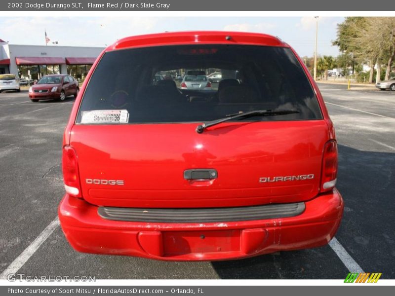 Flame Red / Dark Slate Gray 2002 Dodge Durango SLT