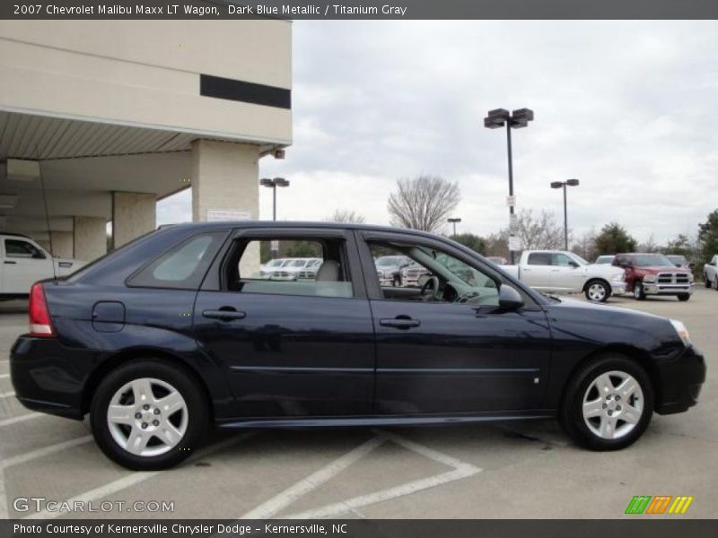 Dark Blue Metallic / Titanium Gray 2007 Chevrolet Malibu Maxx LT Wagon