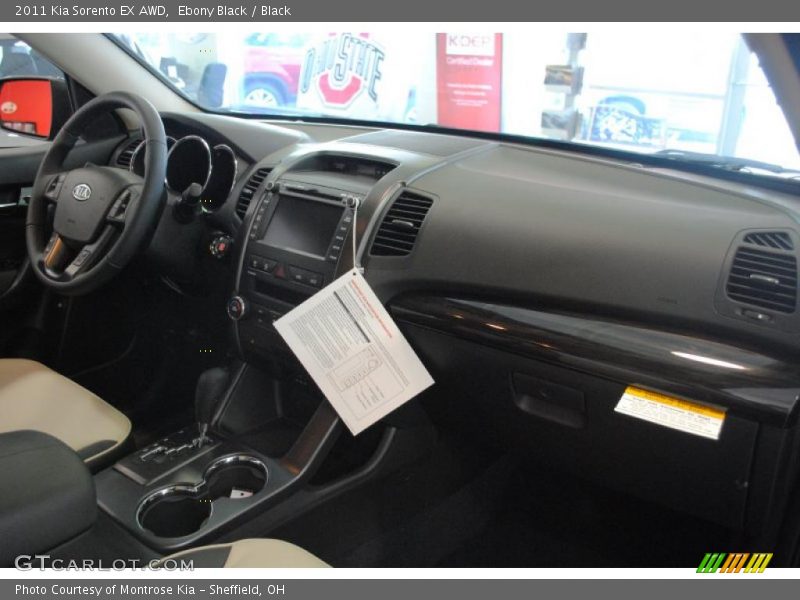 Ebony Black / Black 2011 Kia Sorento EX AWD