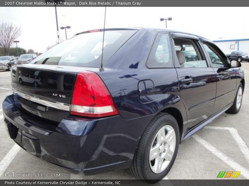Dark Blue Metallic / Titanium Gray 2007 Chevrolet Malibu Maxx LT Wagon