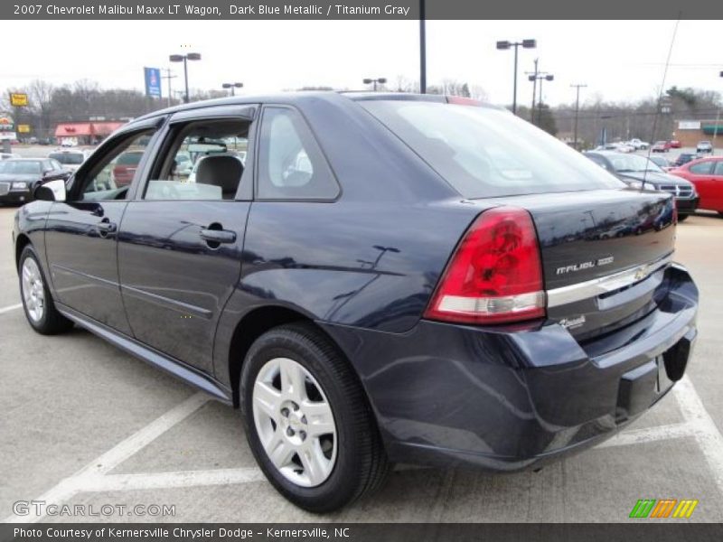 Dark Blue Metallic / Titanium Gray 2007 Chevrolet Malibu Maxx LT Wagon