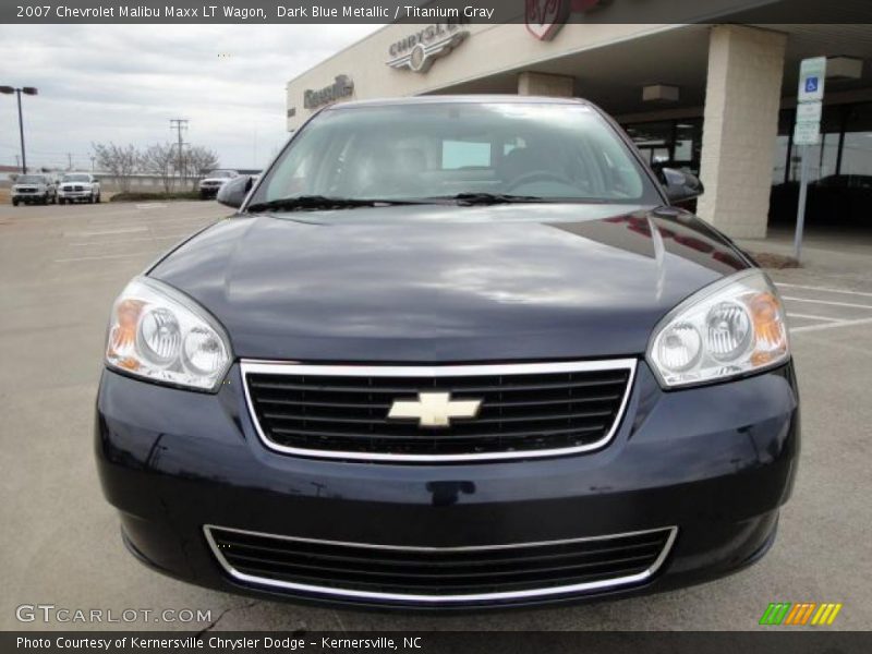 Dark Blue Metallic / Titanium Gray 2007 Chevrolet Malibu Maxx LT Wagon