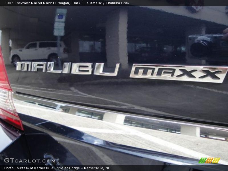 Dark Blue Metallic / Titanium Gray 2007 Chevrolet Malibu Maxx LT Wagon