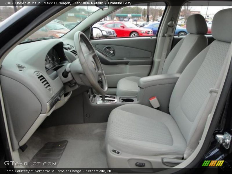 Dark Blue Metallic / Titanium Gray 2007 Chevrolet Malibu Maxx LT Wagon