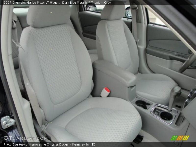 Dark Blue Metallic / Titanium Gray 2007 Chevrolet Malibu Maxx LT Wagon