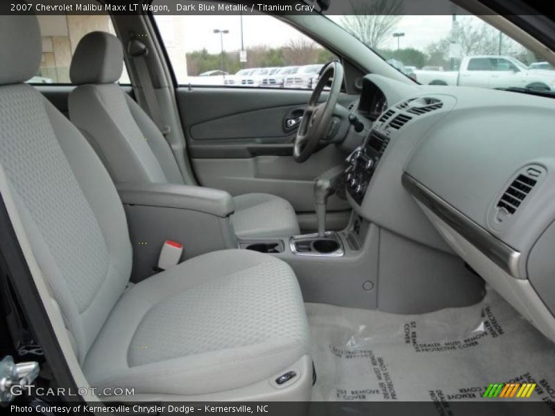 Dark Blue Metallic / Titanium Gray 2007 Chevrolet Malibu Maxx LT Wagon