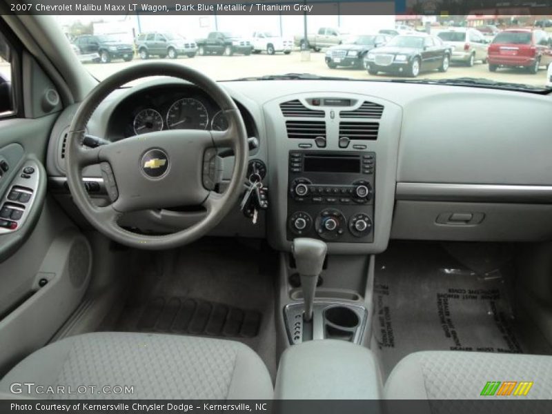 Dark Blue Metallic / Titanium Gray 2007 Chevrolet Malibu Maxx LT Wagon