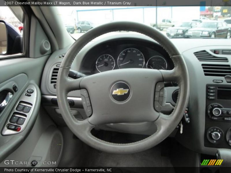 Dark Blue Metallic / Titanium Gray 2007 Chevrolet Malibu Maxx LT Wagon