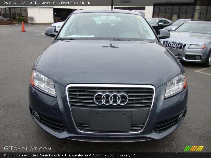 Meteor Gray Pearl Effect / Black 2010 Audi A3 2.0 TDI