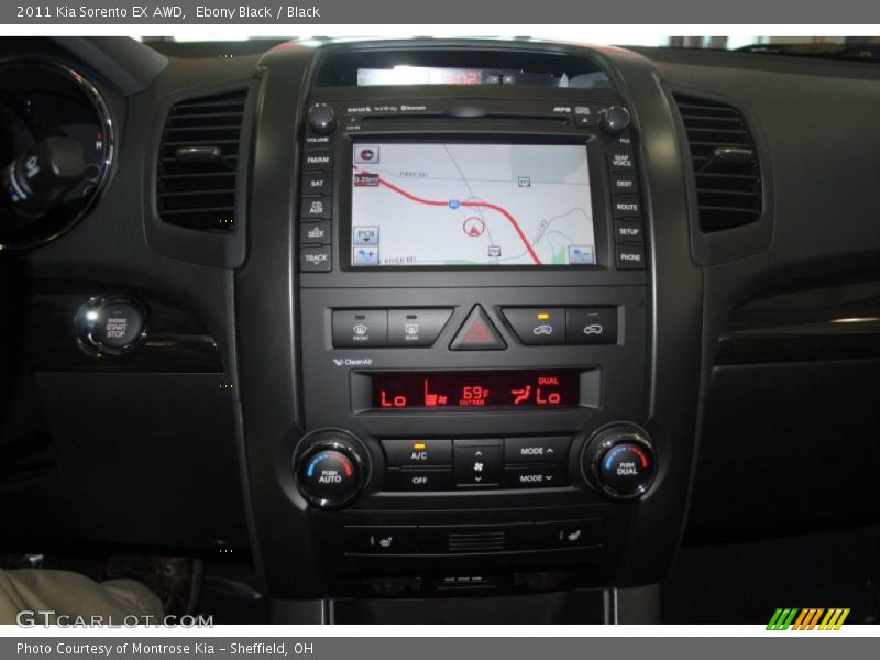 Ebony Black / Black 2011 Kia Sorento EX AWD