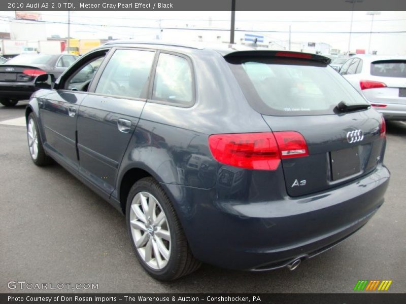 Meteor Gray Pearl Effect / Black 2010 Audi A3 2.0 TDI