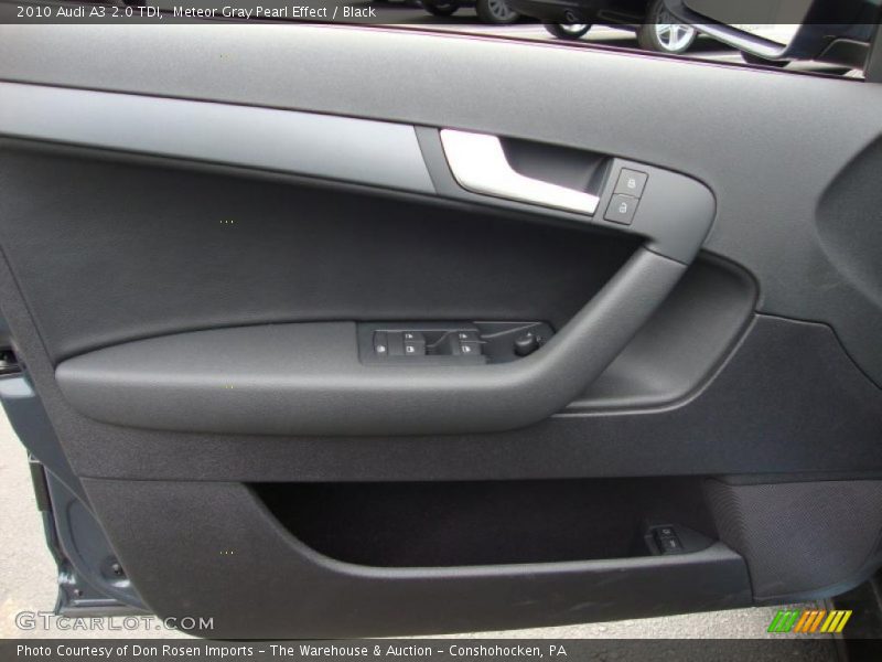 Meteor Gray Pearl Effect / Black 2010 Audi A3 2.0 TDI