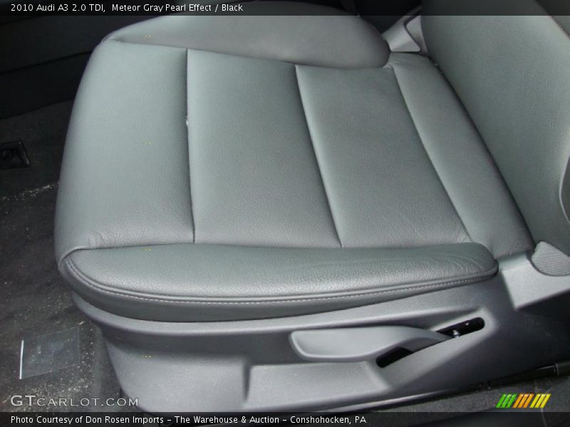 Meteor Gray Pearl Effect / Black 2010 Audi A3 2.0 TDI