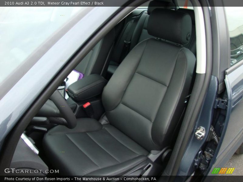 Meteor Gray Pearl Effect / Black 2010 Audi A3 2.0 TDI