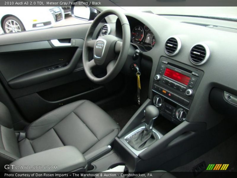 Meteor Gray Pearl Effect / Black 2010 Audi A3 2.0 TDI