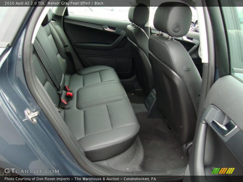 Meteor Gray Pearl Effect / Black 2010 Audi A3 2.0 TDI