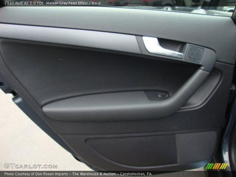 Meteor Gray Pearl Effect / Black 2010 Audi A3 2.0 TDI