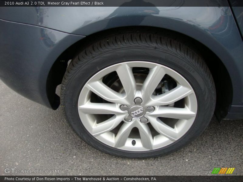 Meteor Gray Pearl Effect / Black 2010 Audi A3 2.0 TDI