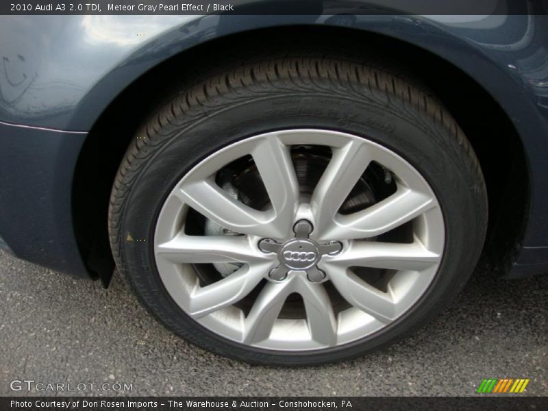 Meteor Gray Pearl Effect / Black 2010 Audi A3 2.0 TDI