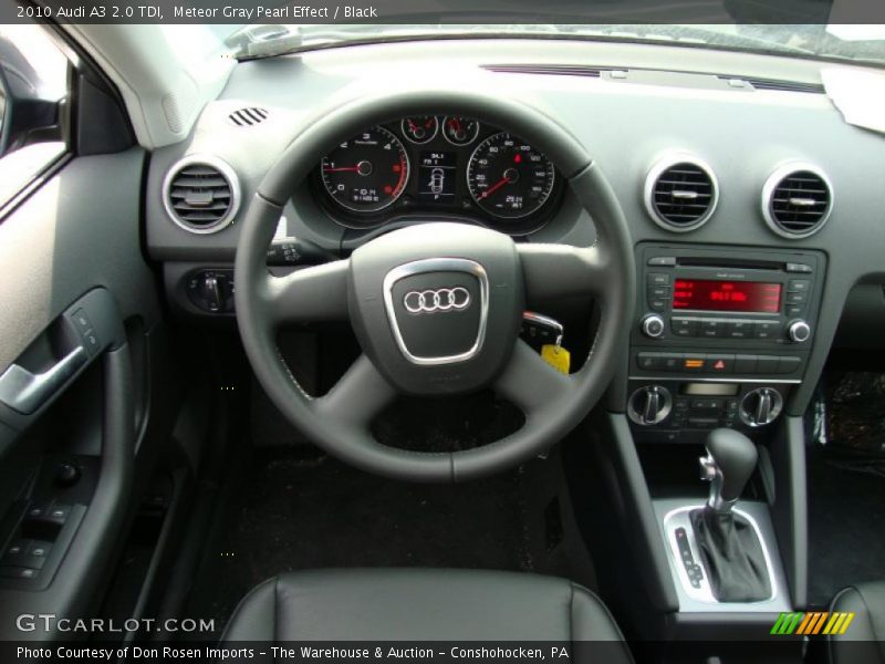 Meteor Gray Pearl Effect / Black 2010 Audi A3 2.0 TDI