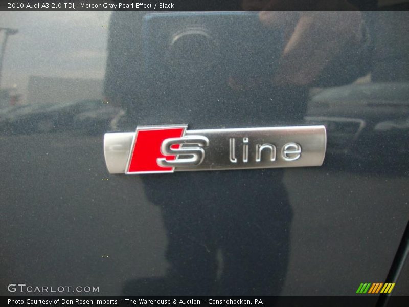 Meteor Gray Pearl Effect / Black 2010 Audi A3 2.0 TDI