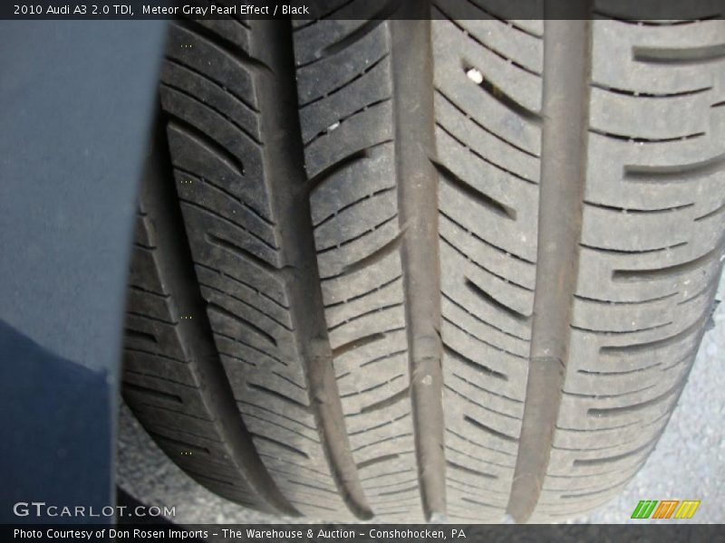 Meteor Gray Pearl Effect / Black 2010 Audi A3 2.0 TDI