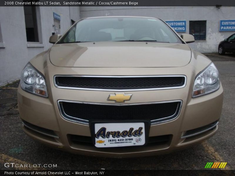 Sandstone Metallic / Cocoa/Cashmere Beige 2008 Chevrolet Malibu LT Sedan