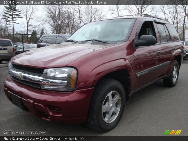 Majestic Red Metallic / Medium Pewter 2004 Chevrolet TrailBlazer LT 4x4