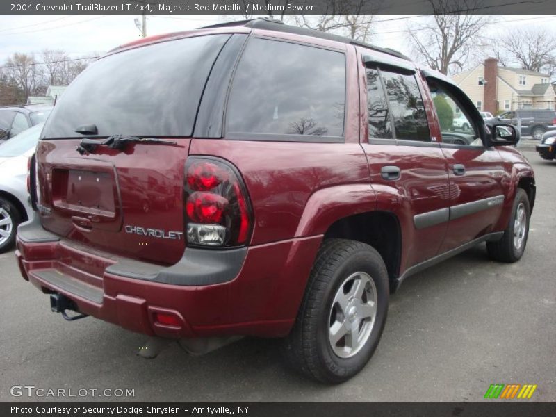 Majestic Red Metallic / Medium Pewter 2004 Chevrolet TrailBlazer LT 4x4