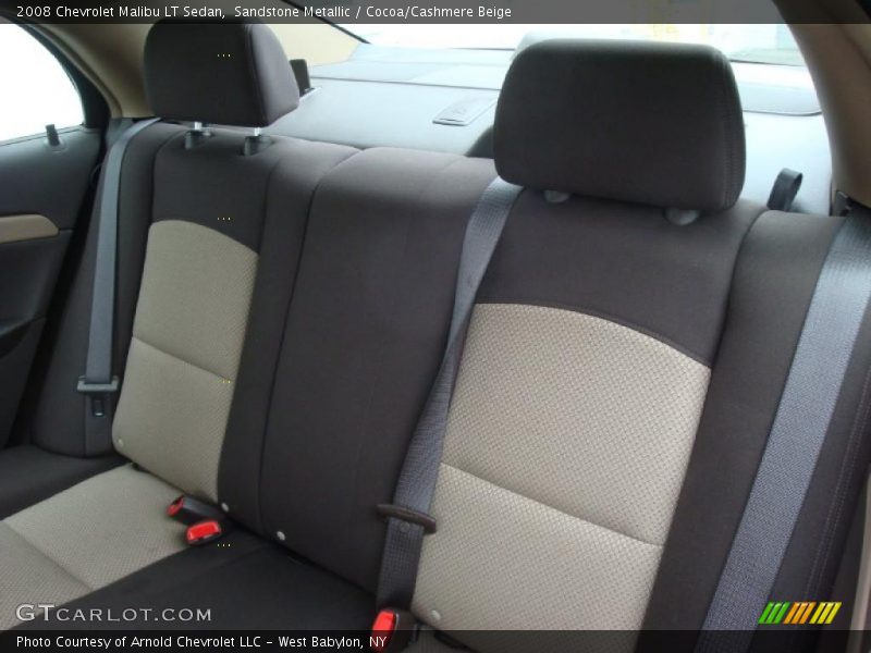 Sandstone Metallic / Cocoa/Cashmere Beige 2008 Chevrolet Malibu LT Sedan