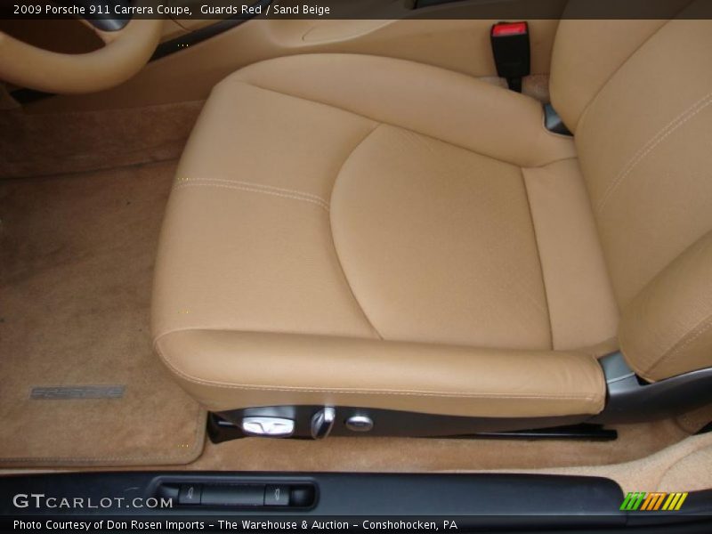 Guards Red / Sand Beige 2009 Porsche 911 Carrera Coupe