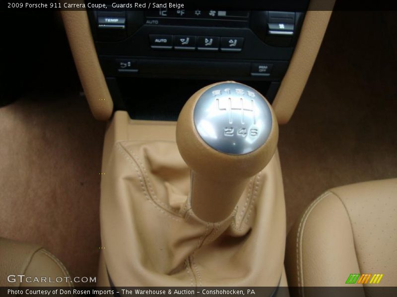 Guards Red / Sand Beige 2009 Porsche 911 Carrera Coupe