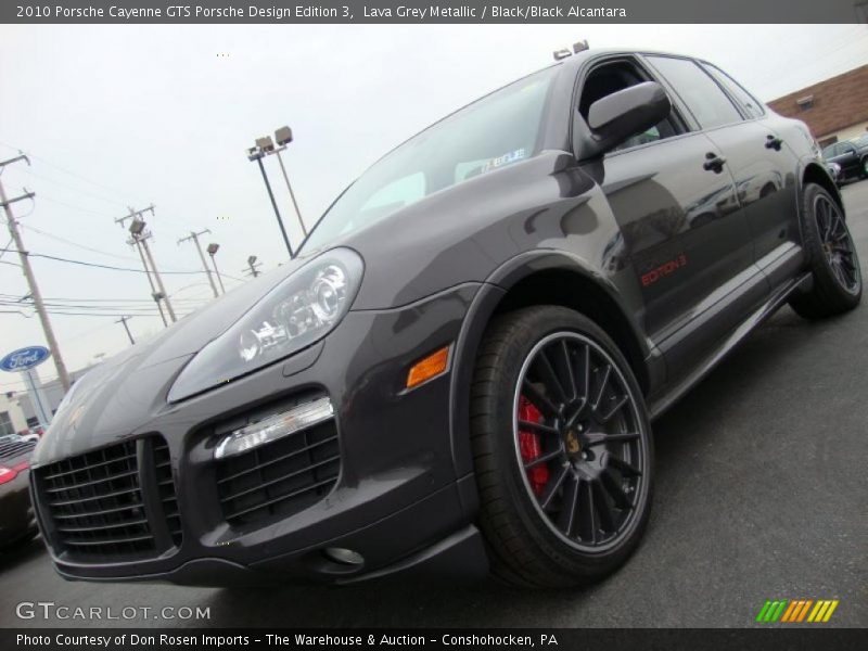 Lava Grey Metallic / Black/Black Alcantara 2010 Porsche Cayenne GTS Porsche Design Edition 3