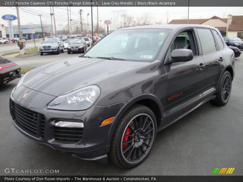 Lava Grey Metallic / Black/Black Alcantara 2010 Porsche Cayenne GTS Porsche Design Edition 3