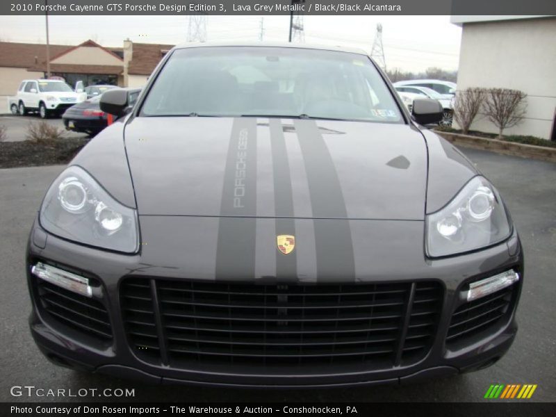 Lava Grey Metallic / Black/Black Alcantara 2010 Porsche Cayenne GTS Porsche Design Edition 3