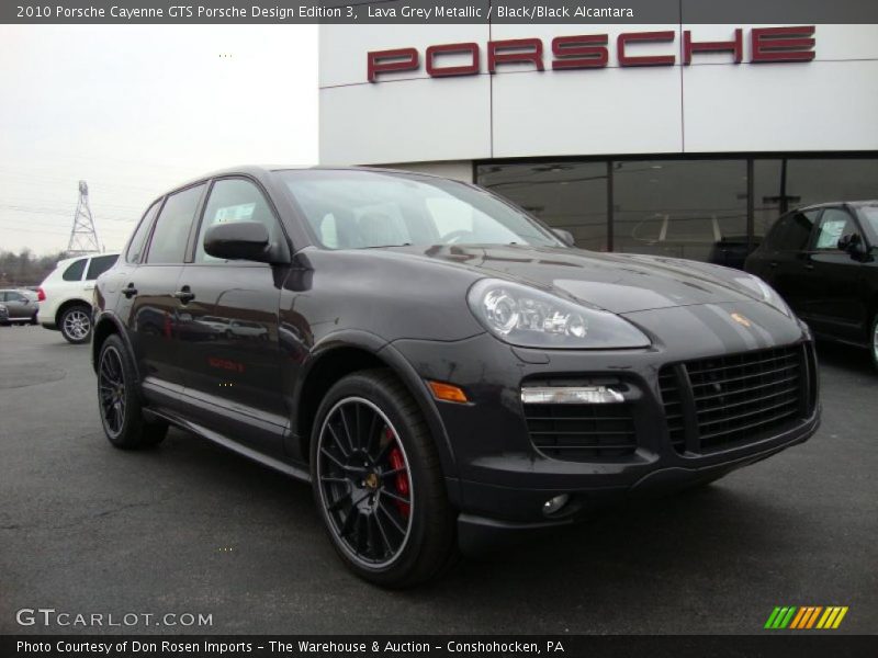 Lava Grey Metallic / Black/Black Alcantara 2010 Porsche Cayenne GTS Porsche Design Edition 3