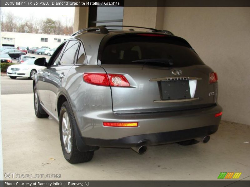 Diamond Graphite Metallic / Graphite 2008 Infiniti FX 35 AWD