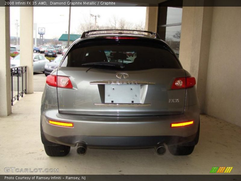 Diamond Graphite Metallic / Graphite 2008 Infiniti FX 35 AWD