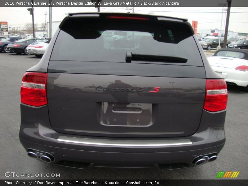 Lava Grey Metallic / Black/Black Alcantara 2010 Porsche Cayenne GTS Porsche Design Edition 3