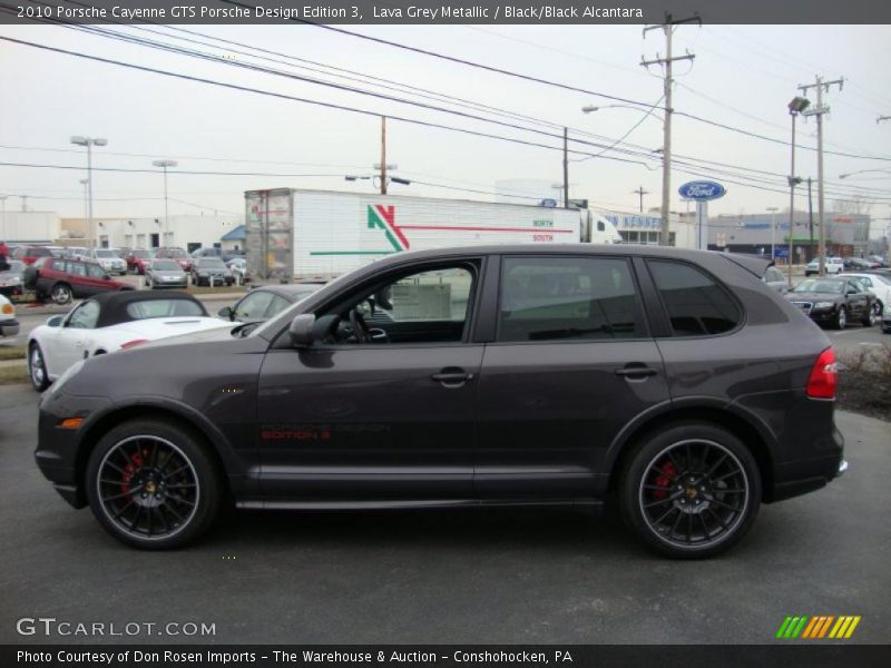 Lava Grey Metallic / Black/Black Alcantara 2010 Porsche Cayenne GTS Porsche Design Edition 3