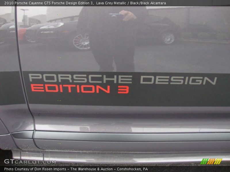 Lava Grey Metallic / Black/Black Alcantara 2010 Porsche Cayenne GTS Porsche Design Edition 3