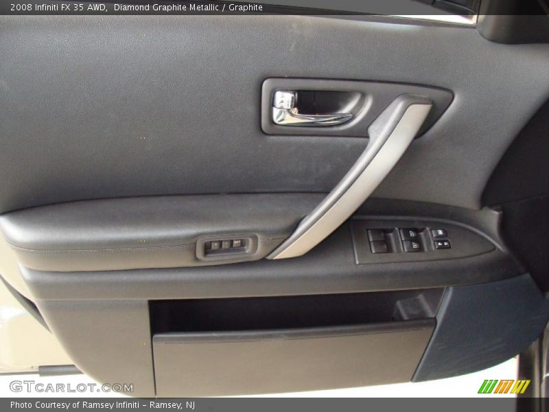 Diamond Graphite Metallic / Graphite 2008 Infiniti FX 35 AWD