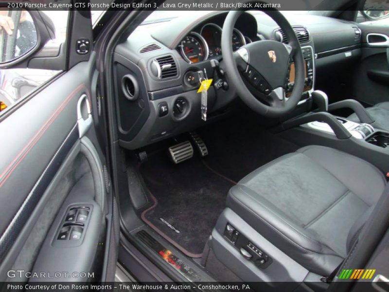 Lava Grey Metallic / Black/Black Alcantara 2010 Porsche Cayenne GTS Porsche Design Edition 3