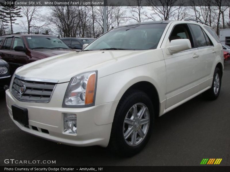 White Diamond Pearl / Light Neutral 2004 Cadillac SRX V6