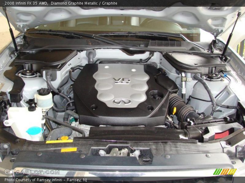 Diamond Graphite Metallic / Graphite 2008 Infiniti FX 35 AWD