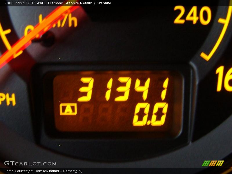Diamond Graphite Metallic / Graphite 2008 Infiniti FX 35 AWD
